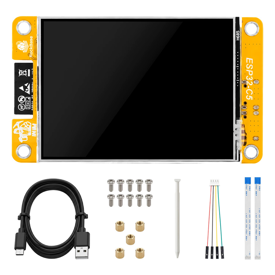 Heltec Automation ESP32-C5 Development Board mit 2,8 Zoll TFT-LCD-Touchscreen, 16 MB Flash, 8 MB PSRAM, Wi-Fi 6, BLE 5.3, ZigBee 3.0 und Thread 1.3, Unterstützung für NM-RF-HAT und OpenClaw - Bild 3