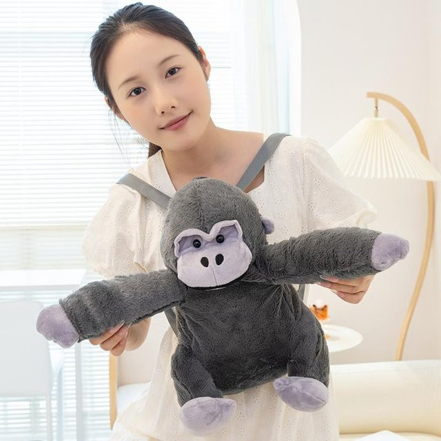 Yiran Health & Beauty Gorilla Plüschrucksack, Stoffpuppe, ab 14 Jahren - Bild 1