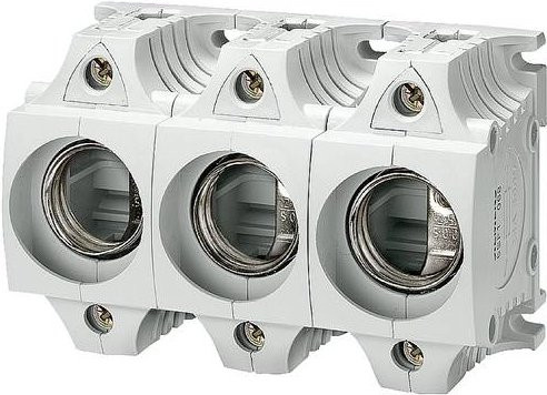 Siemens Diazed-Sicherungssockel 5SF5268 DIII 63A 500 V/AC in Weiß - Bild 1
