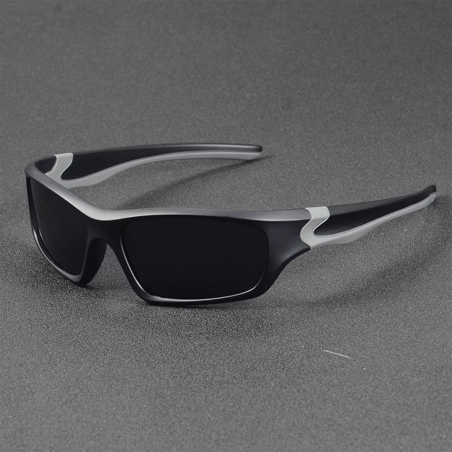 CRIXALIS Sonnenbrille Rechteckig, Vollrand, Kunststoff, Schwarz, Unisex - Bild 2