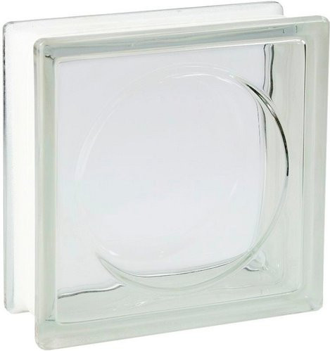 Fuchs Design Glasbaustein transparent B: 19,0 cm, H: 19,0 cm - Bild 1