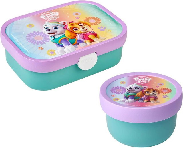 Mepal Campus Obst- und Bentobox Paw Patrol Girls Multicolour 300 ml und 750 ml - Bild 1