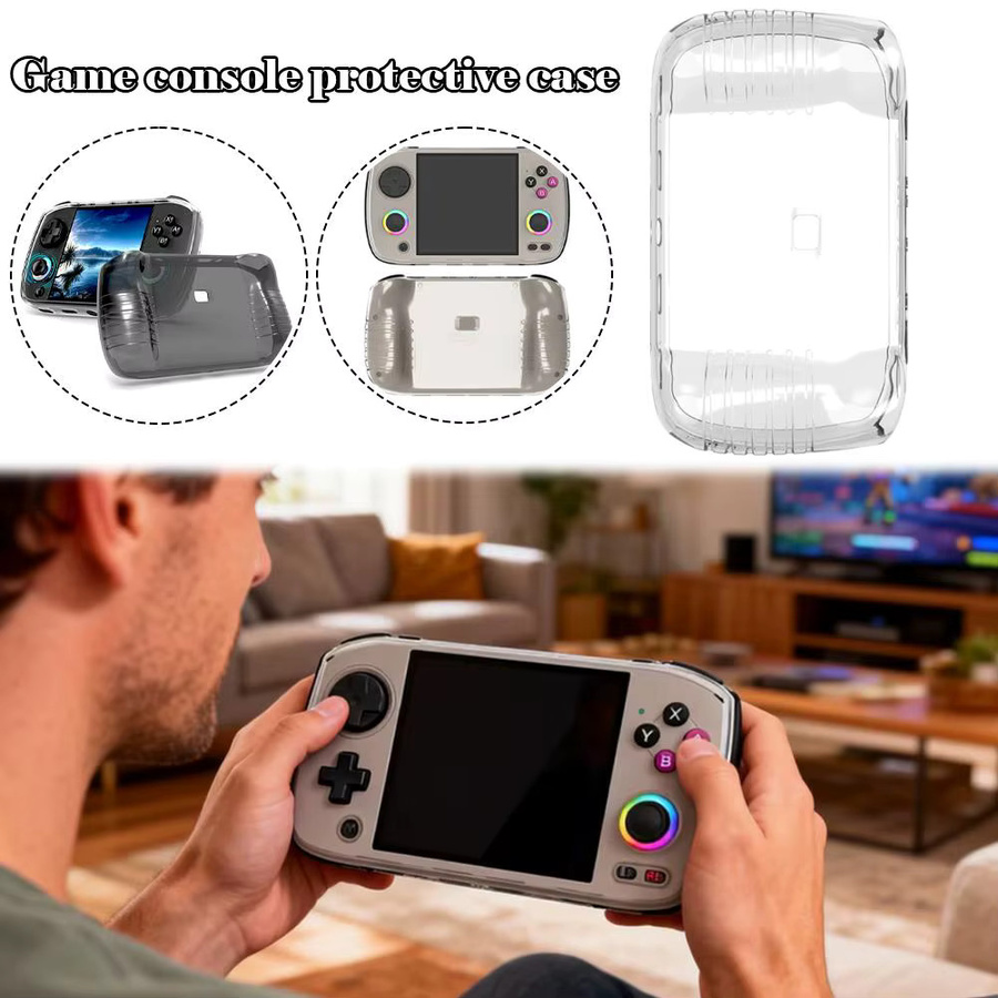 Anbernic RG CubeXX Schutzhülle aus weichem TPU in Transparent, Anti-Scratch Zubehör für Retro Gaming Handheld - Bild 4