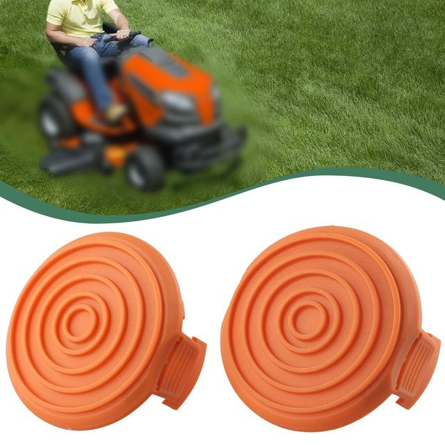 Worx Spulenkappen Set für Trimmer Modelle WA0216, 2 Stück, Orange - Bild 1
