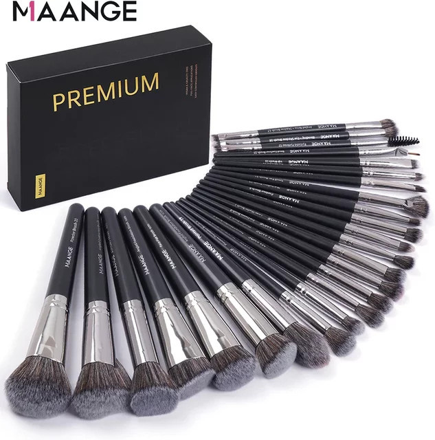 Maange Make-up Pinsel Set, 25 Stück, Unisex - Bild 1