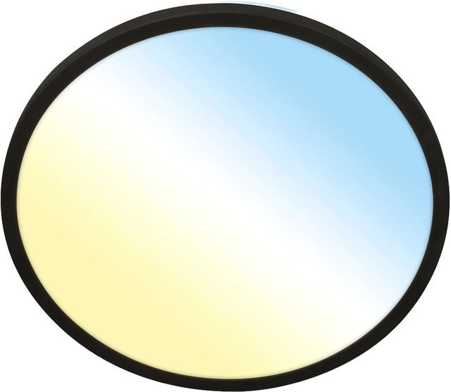 Briloner LED-Deckenleuchte Kada CCT Ultraflach in Schwarz, dimmbar mit Fernbedienung, Durchmesser: 42,2 cm, Höhe: 2,8 cm - Bild 1