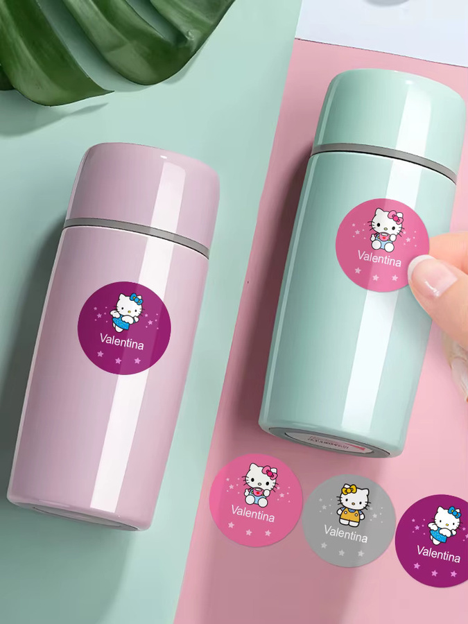 Personalisierte Hello Kitty Namensaufkleber in Multicolour für Kunstbedarf und Kreativwerkzeuge - Bild 3