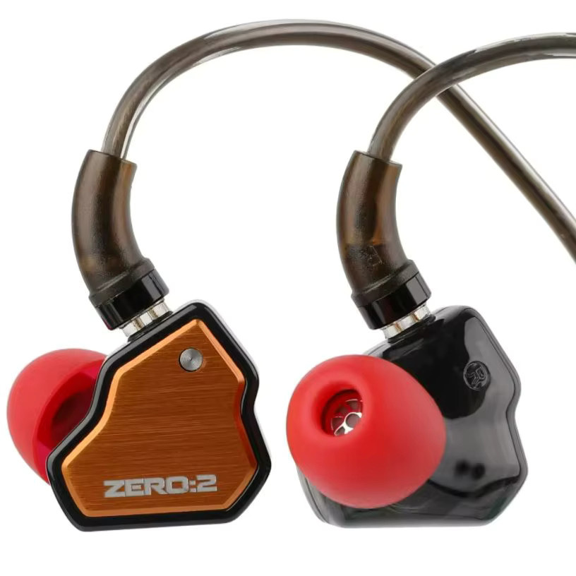 7Hz x Crinacle Zero 2 In-Ear Kopfhörer mit 10mm dynamischem Treiber, kabelgebundene HIFI IEM in Blau und Multicolour - Bild 1