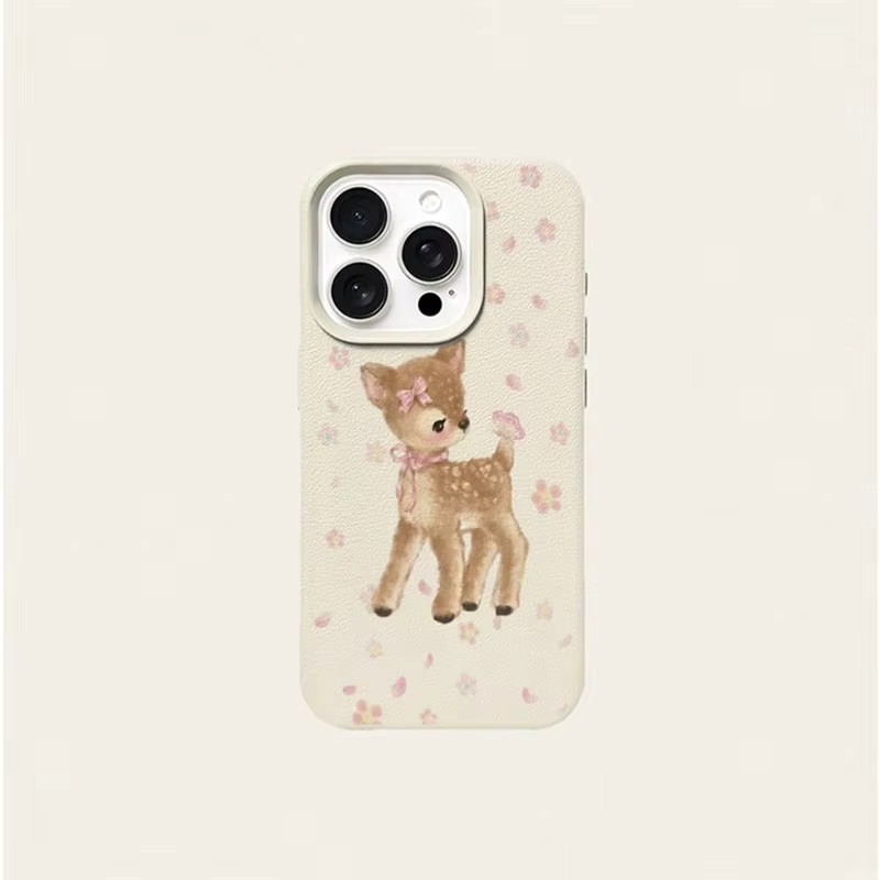 Handyhülle mit Hirsch- und Blumenmuster für Xiaomi Redmi Note 14 13 12 Pro Plus 5G und Redmi 15C 14C 13C 13 12 in Multicolour aus TPU-Material - Bild 4