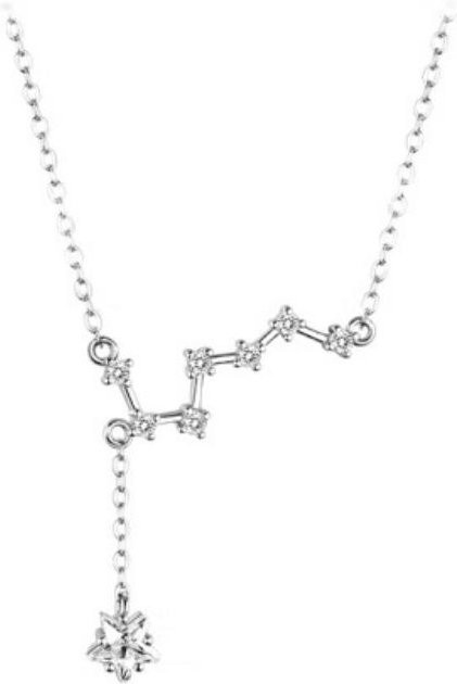 Lucky Star Jewelry Halskette, 925 Silber, Zirkonia, Damen - Bild 1