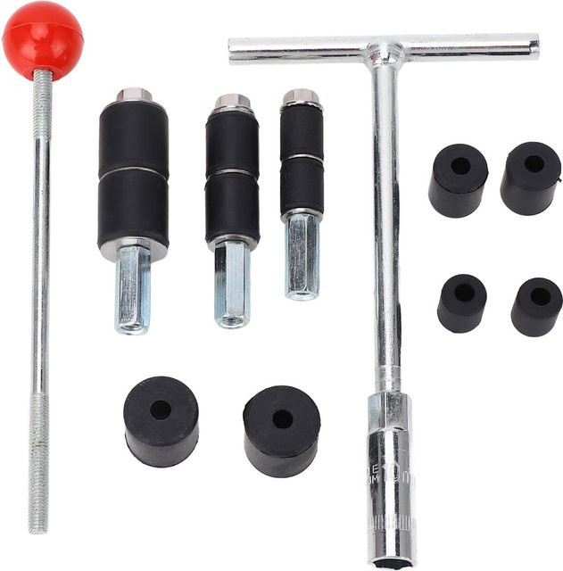 OutsideWorld Rohr Wasserstopper Kit aus Edelstahl mit Heißschmelz Wasserstoppstift und Schraubenschlüssel in Schwarz - Bild 1