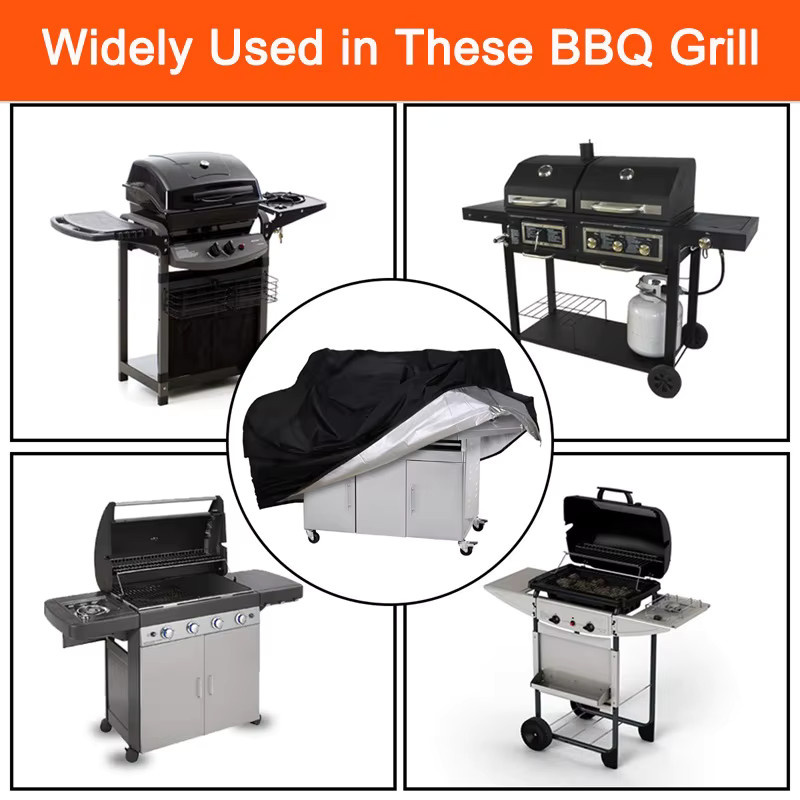 Weber Hochleistungs-Grillabdeckung für Outdoor-Grills, Staub- und wasserdicht, Schwarz, Größe 3XS - Bild 2