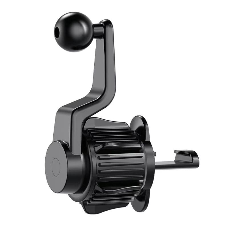 Untoom Universal 17mm Kugelkopf Basis mit Verlängerungsstange und Air Vent Clip für die Handyhalterung im Auto, Schwarz - Bild 2