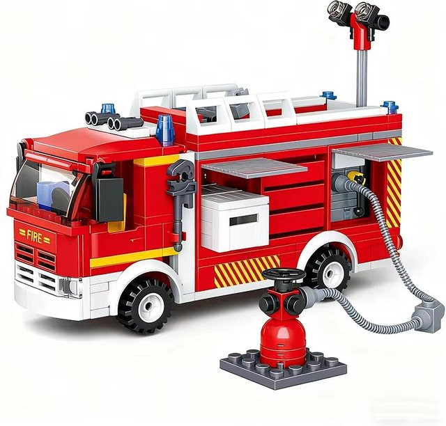Linyi toy Bausteinset Transport 343-teiliges Set ab 6-12 Jahre - Bild 1