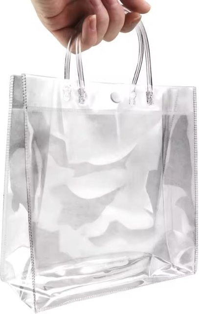 Transparente PVC Geschenktüten und Reise-Aufbewahrungstaschen, wasserdicht und wiederverwendbar, Set aus 5 oder 10 Stück - Bild 1
