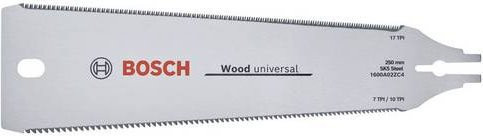 Bosch Ryoba Japansägeblatt aus Edelstahl, Länge: 250 mm, Farbe: Silber - Bild 1