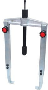 KS Tools Hydraulischer Schnellspann-Universal-Abzieher 2-armig mit verlängerten Haken in Silber, Spannbereich 80-250 mm, Gesamtlänge 425 mm - Bild 1