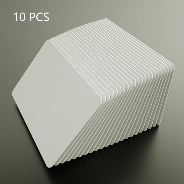 10 Stück Topfactory NTAG215 NFC-Tags Karten in Weiß, wasserdichte PVC-Karten mit ISO/IEC 14443A Chip - Bild 1