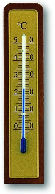 TFA Innen-Thermometer in Nussbaum-Optik, Braun - Bild 1