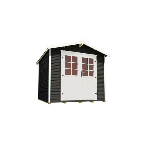 WEKA Gartenhaus 218 Gr.1 aus Massivholz mit Satteldach und wekaLine Profil in Anthrazit, B/H/T: 260 x 234 x 205 cm - Bild 3