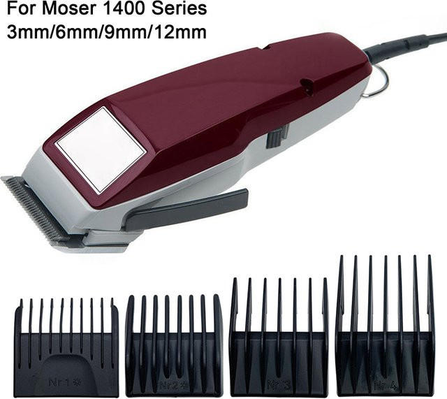 Moser Universal Haarschneider Kamm Ersatz, 4er Set, 3/6/9/12mm - Bild 1