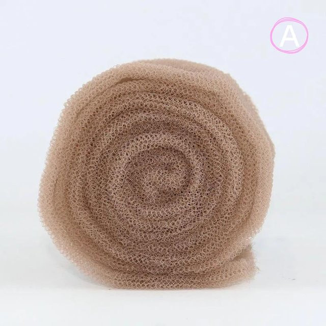 Haardichte-Schwamm mit U-förmiger Haarspange und Haarpads, beige, Damen - Bild 1