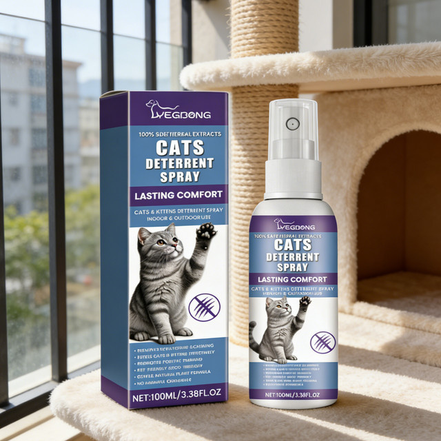 YEGBONG Katzen-Abwehrspray zur Verhaltenskorrektur und zum Möbelschutz mit natürlicher Formel, Multicolor, 100 ml - Bild 1
