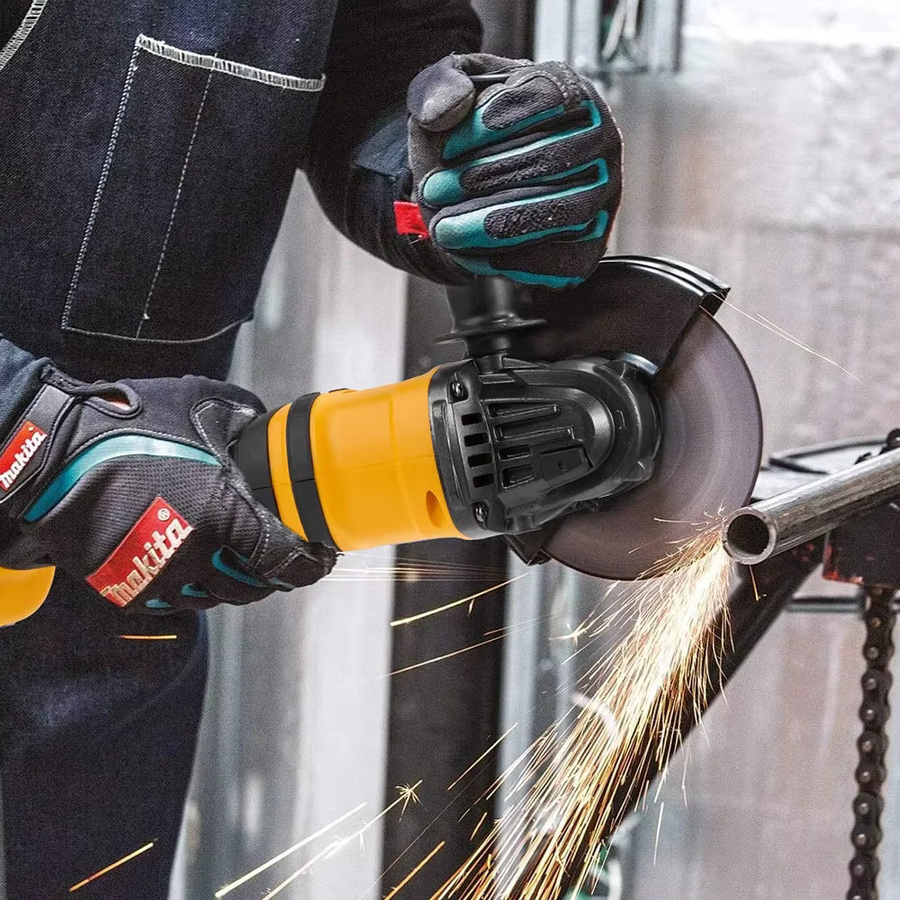 MELLWIN Bürstenloser Akku-Winkelschleifer 125 mm für Makita 18V LXT zum Schleifen, Polieren und Schneiden von Metall und Holz - Bild 4