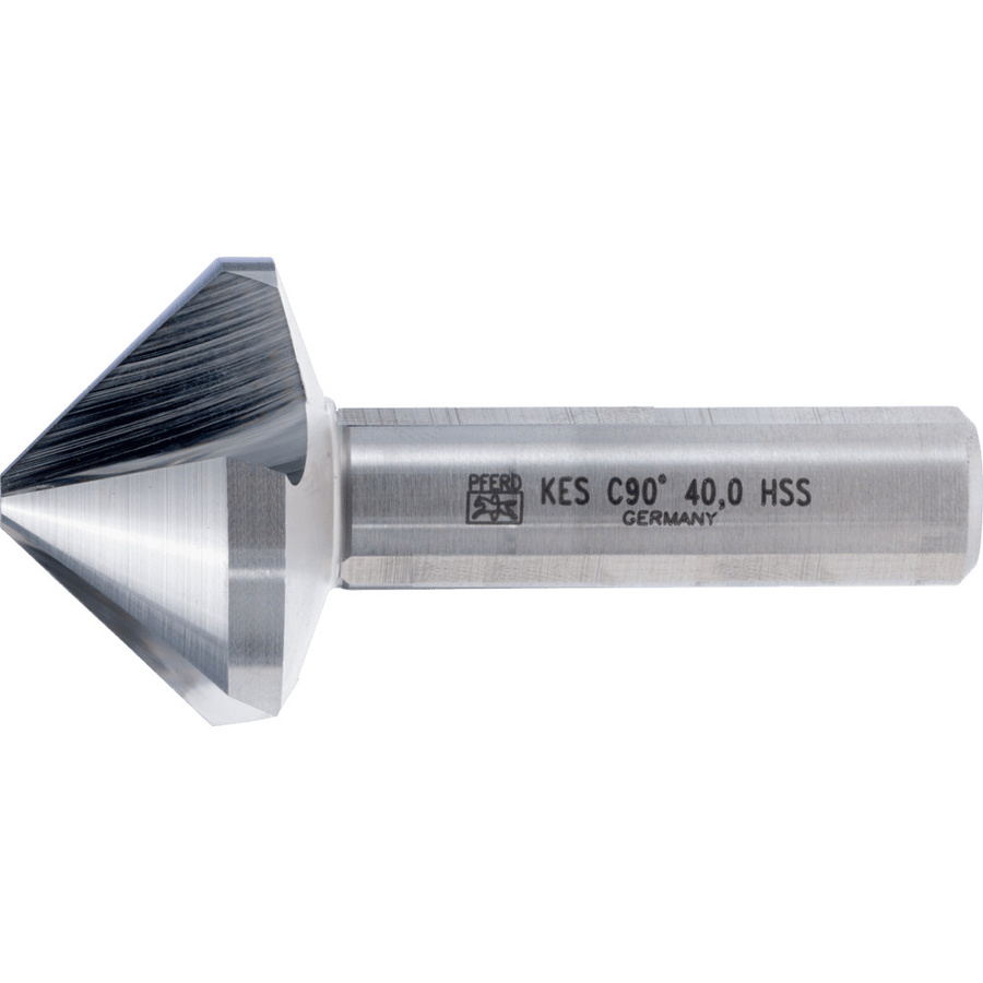 PFERD Kegelsenker HSS DIN 335 C 90° Ø 40 mm, Farbe: Silber - Bild 2