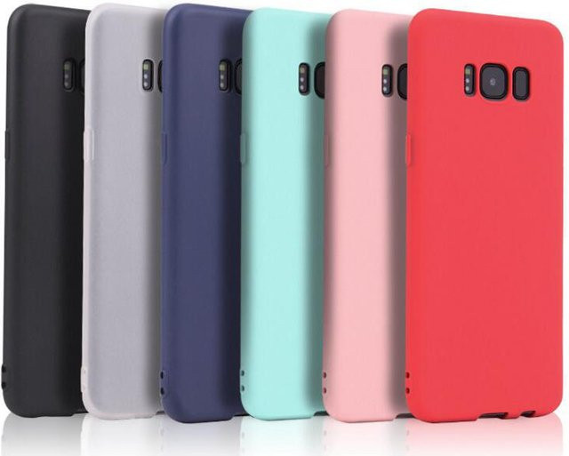 Luxus Schutzhülle für Samsung Galaxy S8 Plus S7 S6 S9 Note 8 S10 S10E S10 Plus in Schwarz und Blau - Bild 1