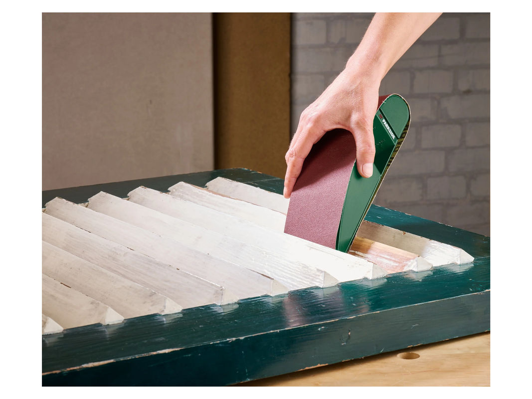 Parkside Bandschleiferpapier-Set für Holz, Metall und Farbe, Braun - Bild 3