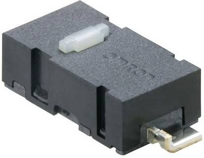 Omron D2LS-21(20M) Mikroschalter Schwarz 6 V/DC 1mA - Bild 1