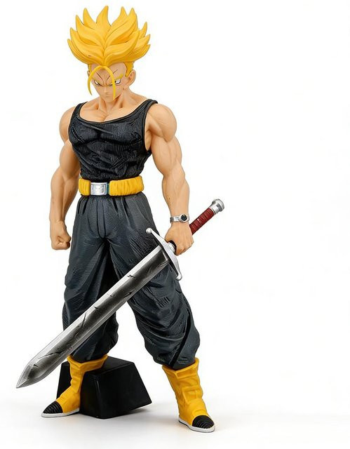 Fashnics Anime Dragon Ball Super Saiyajin Zukünftiger Trunks Figur aus PVC als Sammlermodell und Actionfigur - Bild 1