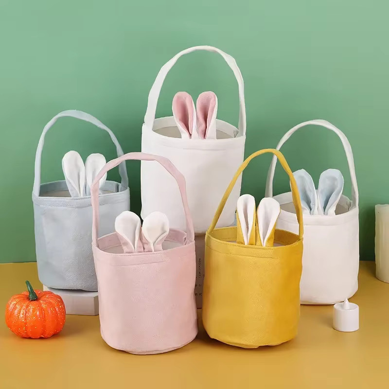 Festliche Oster Handtasche in Form eines Hasen als Geschenkbox und Süßigkeitenbehälter in Pink - Bild 1