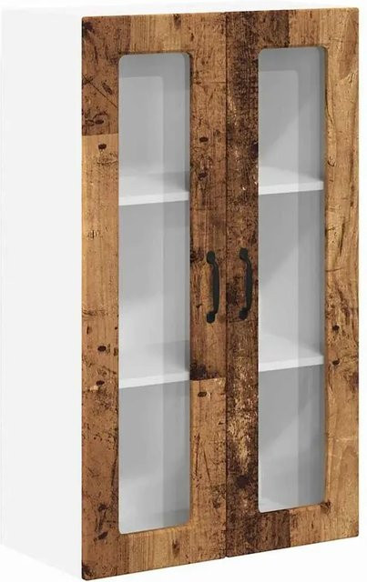 vidaXL Küchenwandschrank aus Holz in Braun, Wandmontage mit Scharniertüren, B/T/H: 60 x 31 x 100 cm - Bild 1