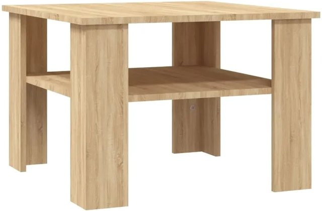vidaXL Couchtisch modern in Sonoma-Eiche aus Holzwerkstoff, B/T/H: 60 x 60 x 42 cm, Braun - Bild 1