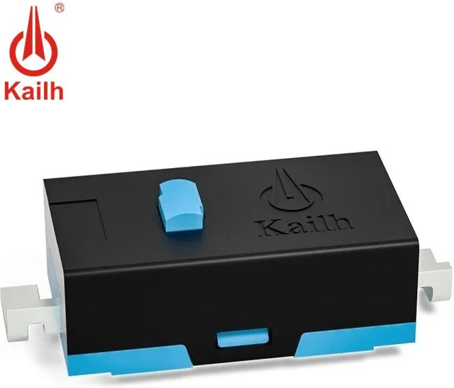 Kailh SMD Blue Dot Mini-Mikroschalter für Logitech MX M905 G903 G900 G603 G502 GPW Seitentasten Schwarz 2 Pins - Bild 1