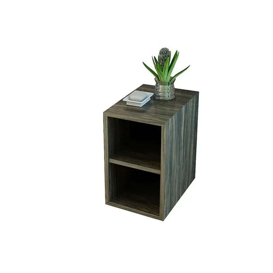 Jet-Line Badezimmer Mittelschrank Brixen in Zebraoptik Dunkelbraun B: 30 cm, H: 49 cm, T: 45,2 cm - Bild 2