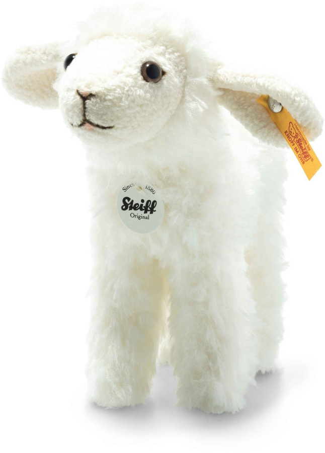 Steiff Lamm Anni, Plüschtier, 16cm, creme - Bild 1