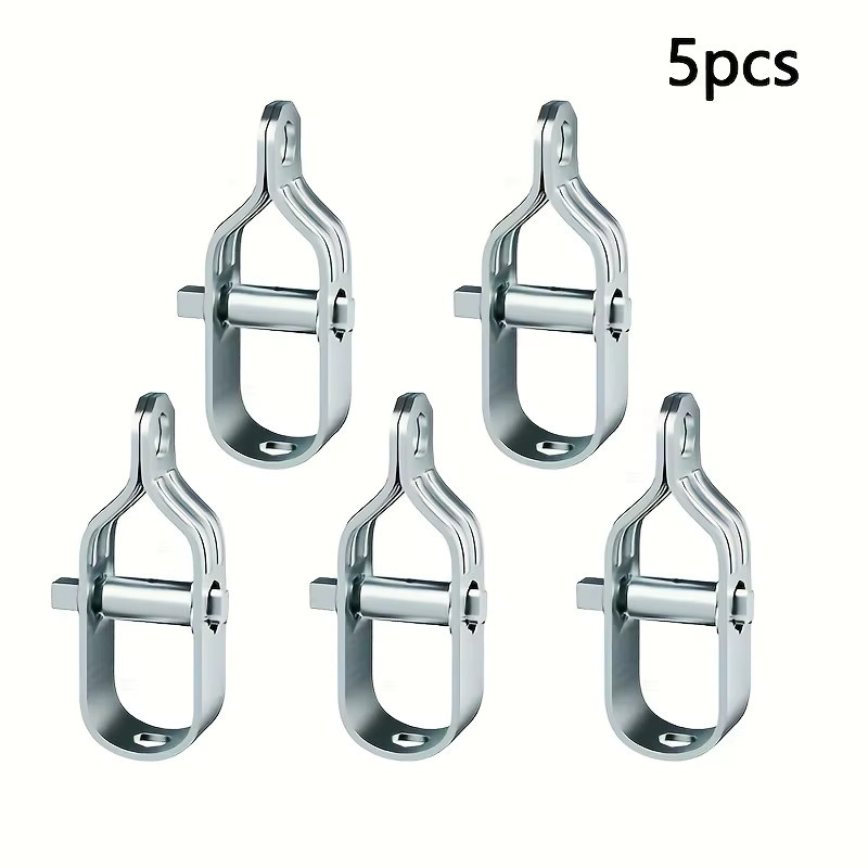 5 Stück Drahtspanner aus galvanisiertem Metall in Silber als verstellbares Kabel- und Zaunzieher-Werkzeug für Widerhaken, Gewächshäuser und Weinreben - Bild 5