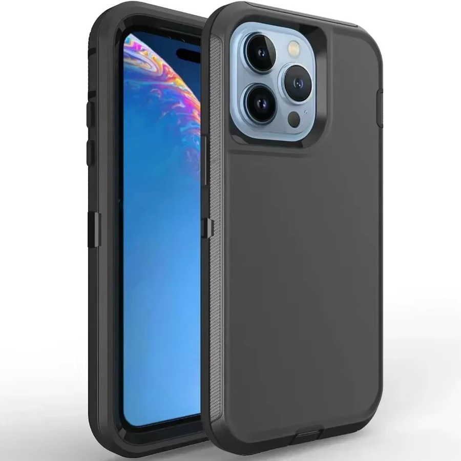 Robuste Defender-Hülle von Ott-box für dein iPhone mit militärischem Sturzschutz in Schwarz oder Grau - Bild 2
