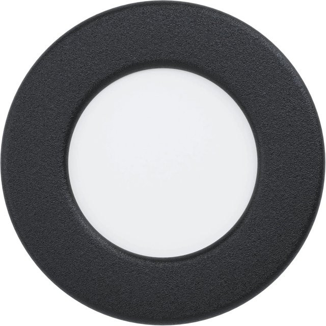 Eglo LED-Einbauspot Fueva 5 in Schwarz mit warmweißem Licht, Durchmesser: 8,6 cm - Bild 1