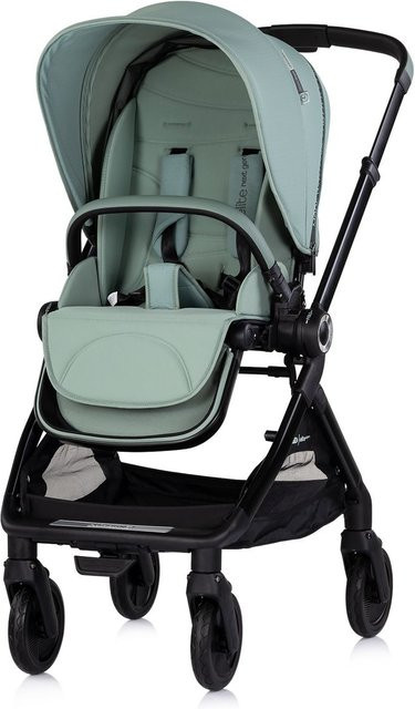 Chipolino Kombikinderwagen 3 in 1 Elite next GEN in Grün mit Babyschale, Babywanne und Wickeltasche - Bild 1