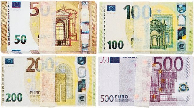 Rico Design Miniatur Geld 4-teiliges Set in verschiedenen Farben - Bild 1