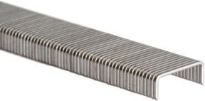 Stanley Klammern Typ H aus Edelstahl in Silber, 6 mm, 1000 Stück - Bild 1