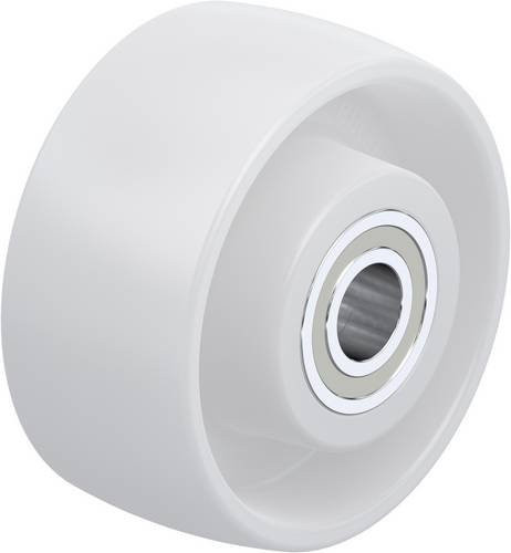 Blickle Kunststoff-Rad PO 82/15K in Weiß mit einem Durchmesser von 80 mm und einer Tragfähigkeit von maximal 250 kg - Bild 1