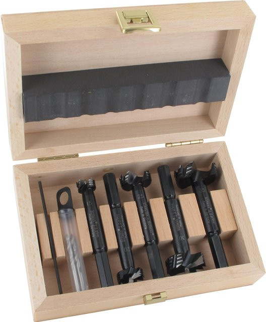 Famag Bormax 2.0 Forstnerbohrer Set mit Zentrierspitze, 5-teilig, Durchmesser: 15 mm, 20 mm, 25 mm, 30 mm, 35 mm - Bild 1