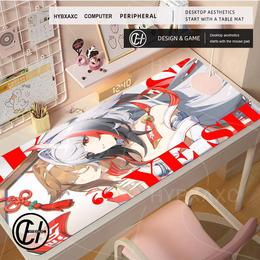 Ye Shunguang Mauspad Zenless Zone Zero Anime Girl XXL Rutschfest Multicolour - Bild 3