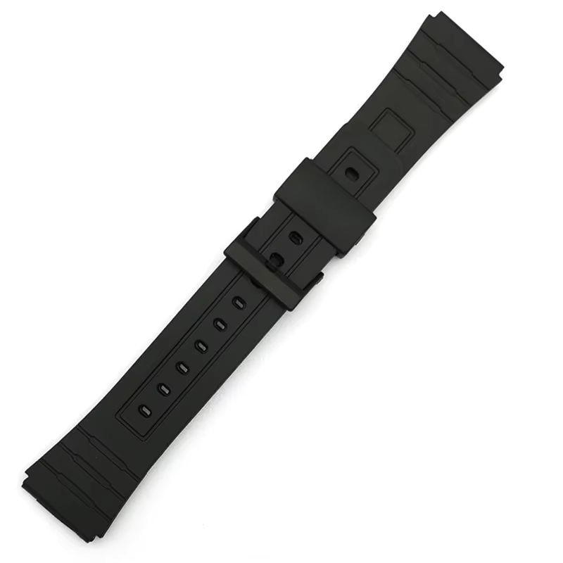 HQstrap Uhrenarmband Silikon, Schwarz, Unisex - Bild 4