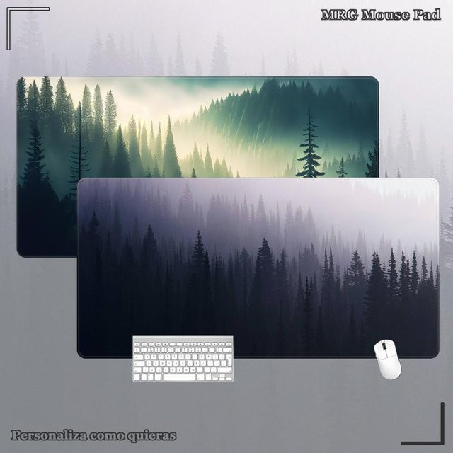 Mairuige Forest Schreibtischunterlage XXL als Tastaturmatte und Mauspad in Multicolour - Bild 1